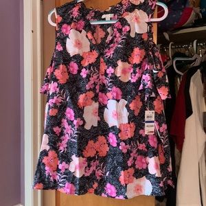 NWT cold shoulder blouse